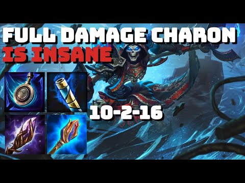 FULL DAMAGE CHARON IS CRAZY | SMITE Charon Slash Gameplay
