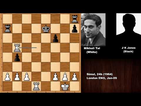 Mikhail Tal vs J K Jones - London (1964)