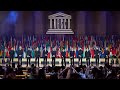 SEVENTEEN UNESCO performance - World, Darling, Headliner, God of music, Together (English ver)