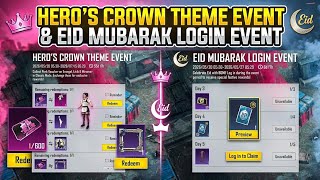 Hero's Crown Theme Event & Eid Mubarak Login Event