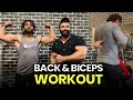 The PERFECT BACK and BICEPS WORKOUT | Panghal Fitness