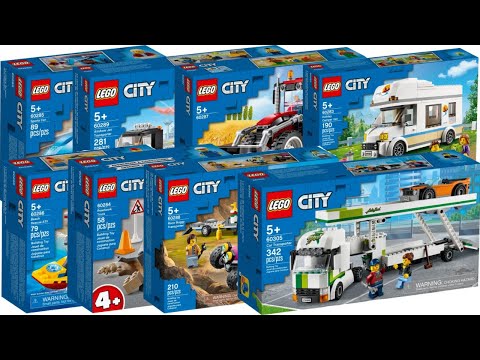 ALL LEGO City Great Vehicles 2021 Speed Build Compilation