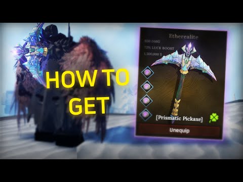 How to get Prismatic Pickaxe (Best Pickaxe) | The Forge Roblox