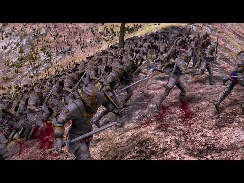 20000 ELVEN ARCHERS VS 18000 DARK PALADINS - Ultimate Epic Battle Simulator 2 UEBS2