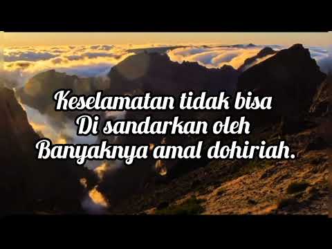 Hakikat keselamatan, keselamatan yang pasti.