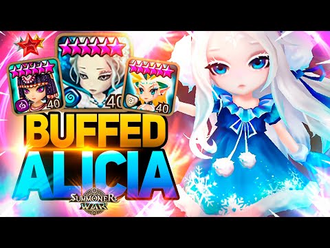 Guardian Players CLEAVES with ALICIA after Balance Patch - Summoners War