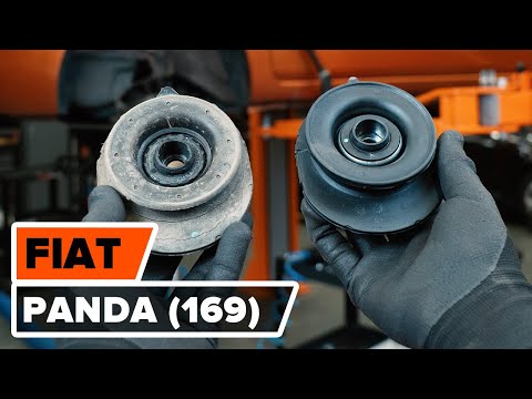 How to change front strut mount on FIAT PANDA (169) [TUTORIAL AUTODOC]