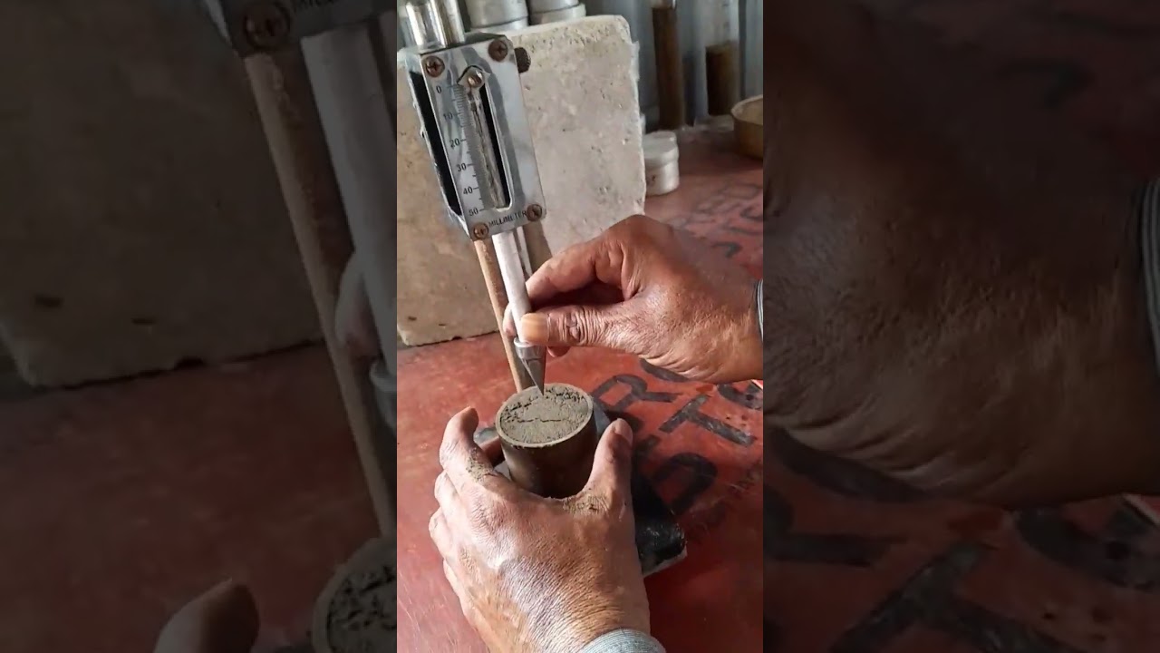 Liquid limit And plastic limit test by cone penetration method