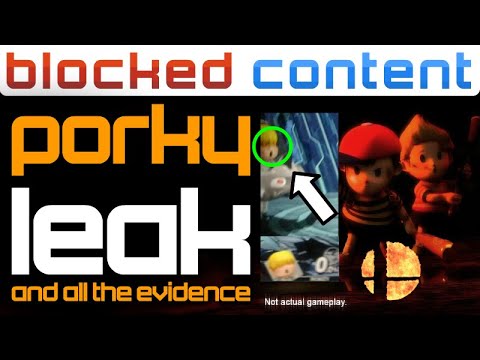 PORKY Playable LEAK in Smash Ultimate + ALL The Evidence & Earlier LEAKS! - LEAK SPEAK!