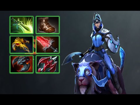 Dota 2 Safelane Luna Carry vs Mars - Watch & Learn - victory in a game with 70 kills!