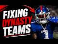 Fixing Your Dynasty Fantasy Football Teams LIVE