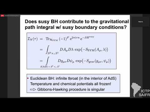 ICTP-SAIFR Strings 2021 - Day 2 / Sameer Murthy