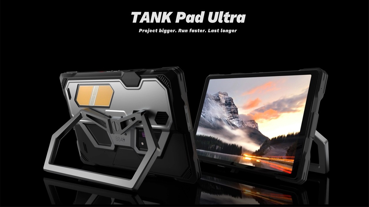 TANK Pad Ultra &mdash; The World&rsquo;s First 5G Rugged Tablet with a Built-in 1080P, 260-Lumen DLP Projector - YouTube