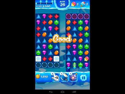 Jewel Pop Mania:Match 3 Puzzle Level 96 ( Jewel Ice Episode ) - Walkthrough ( No Booster )