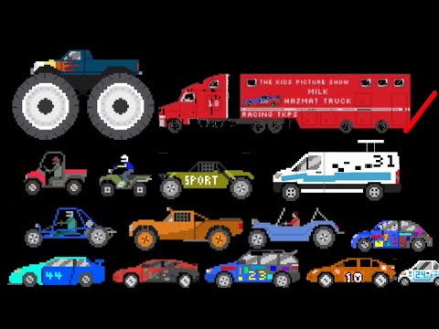 The kids pICTURE SHOW HD SPORTS VEHICLES 2 LIKE CARS 3 TRUCKS 6 