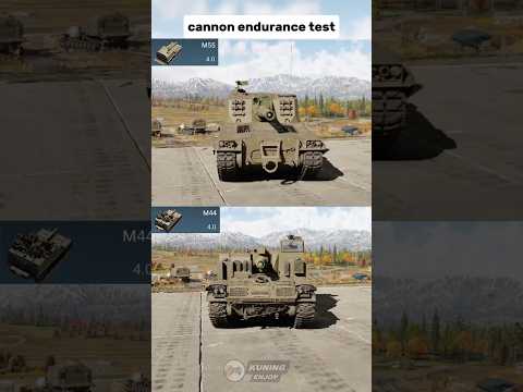 War Thunder - Cannon Endurance Test. #warthunder
