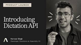 Thumbnail for The first API built for Dictation: AssemblyAI's Dictation API