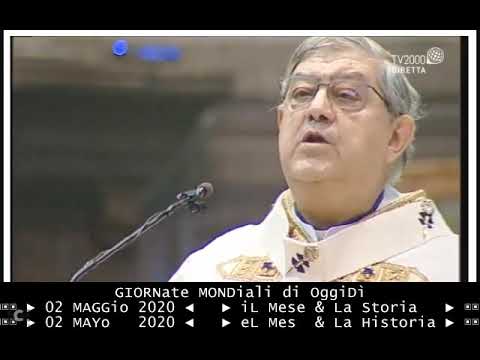 02 MAGGIO 2020 miracolo OK di San Gennaro ore 19 in diretta stream TV2000