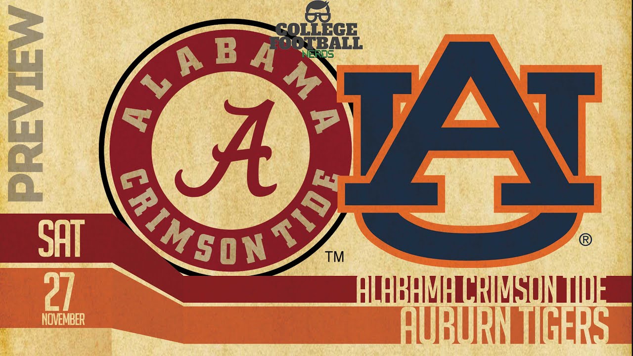 Alabama vs Auburn - Iron Bowl - Preview, Prediction, and Model - College Football 2021 - YouTube