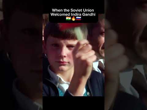 When Moscow Welcomed Indira Gandhi #sovietunion #indiragandhi #russia #india #moscow #1971