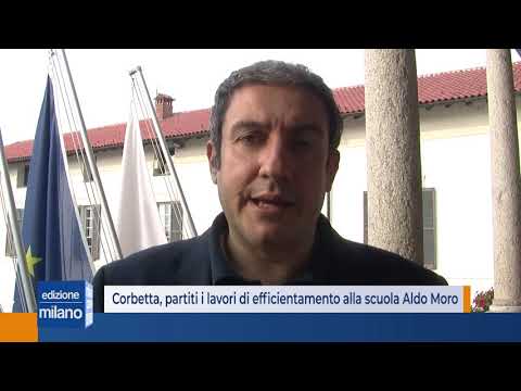 Corbetta, partiti i lavori di efficientamento alla scuola Aldo Moro