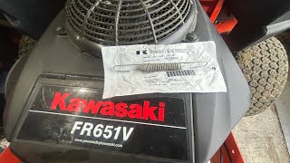 Kawasaki throttle fix | fr651v stuck on low idle solution without linkage adjustments 