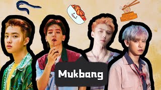 Download lagu [SUB IND/ENG] EXO Mukbang Sehun, Chanyeol, Kyungsoo, Baekhyun mp3