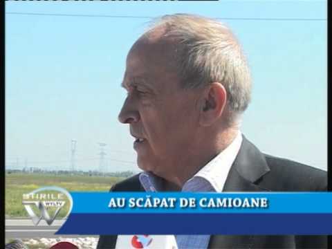 SĂTENII DIN NEGOIEŞTI AU SCĂPAT DE COŞMARUL CAMIOANELOR