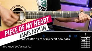 Piece Of My Heart - Janis Joplin Acordes para guitarra