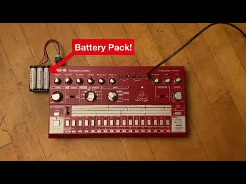 Battery Powered Behringer RD-6 Drum Machine