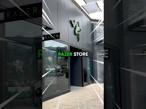 I visited 1 of only 11 Razer gaming stores! @razer