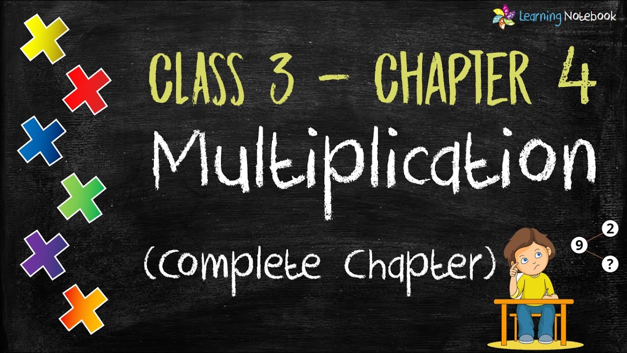 Class 3 Maths Chapter Multiplication (Complete Chapter) with free worksheet
