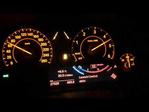 BMW 335d F30 Stage 1,5 launch control 0-260 km/h with 375HP!