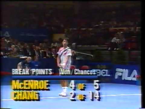 1989  New York Masters RR McEnroe vs Chang