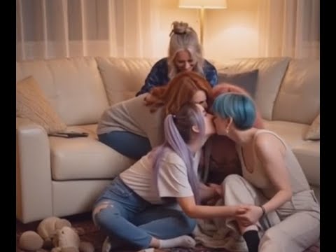 🔥💋 Kiss of Many Styles: Five Women of Different Ages Share a Relaxed Moment