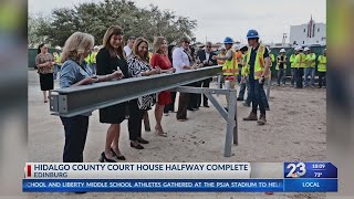Hidalgo County Court House halfway complete