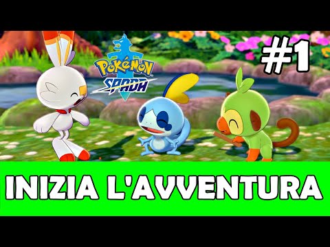 Pokémon Spada ITA Ep.1 - INIZIA L'AVVENTURA A GALAR! Gameplay Walkthrough