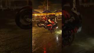 Apria RS 457 at night knee drag stoppie wheelies Boyz stuff show | Nicosia Cyprus
