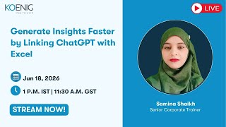 Generate Insights Faster by Linking ChatGPT with Excel