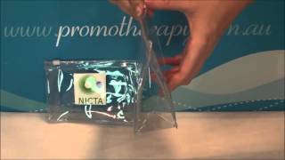 PKG103-s Vinyl Gift Bag w/ zip slider