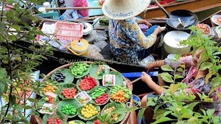 preview picture of video 'Amphawa Floating Market, Samut Songkhram, Thailand. ( 4 )'