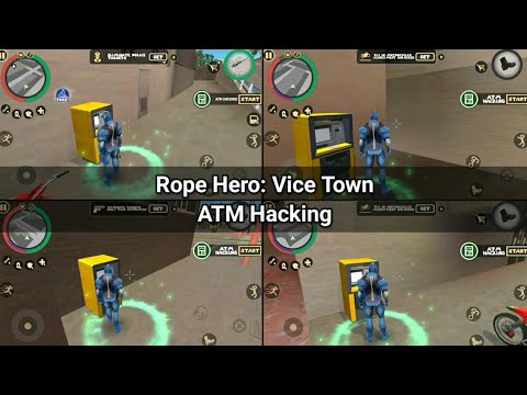 Rope Hero: Vice Town - ATM Hacking | Naxeex LLC