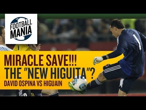 David Ospina Vs Higuain: miracle save!!! The "new Higuita"?