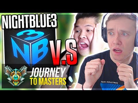 REDMERCY vs NIGHTBLUE3 IN SOLO Q..?! AND..PANTS TOO WTF?! Journey To Masters | League of Legends