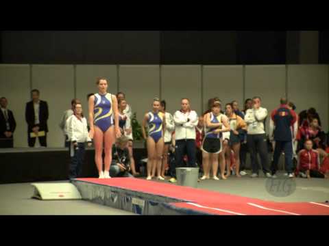 ORLOVA Olena (UKR) - 2015 Trampoline Worlds - Qualification TU Routine 1