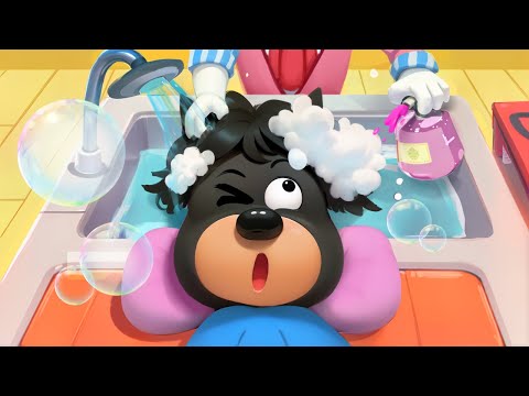 Sheriff's First Haircut | Hairstylist | Educational | Kids Cartoons | Sheriff Labrador | BabyBus