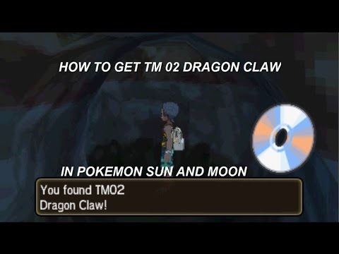 How to get TM 02 Dragon Claw in Pokemon Sun and Moon!