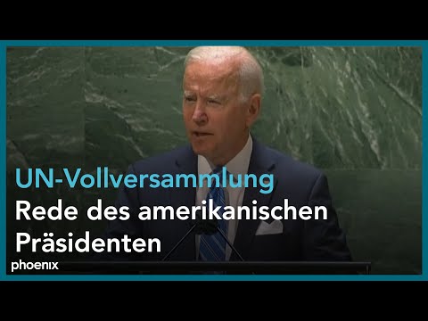 Vereinte Nationen: Ansprache des US-Präsidenten Joe Biden zu Beginn der Generaldebatte