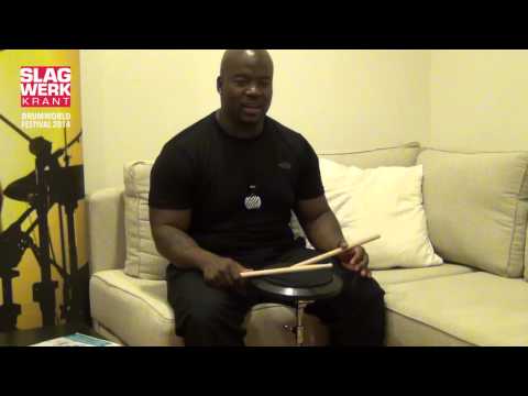 Adams Drumworld Festival 2014 - Chris Coleman - Warming up & Rudiments