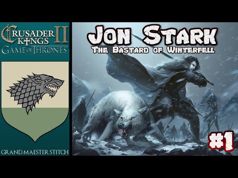 CK2 Game of Thrones | Jon Snow #1 | The White Wolf!